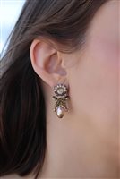 Earrings Ayala Bar Woman Drops of Gold in Metal Alloy Cristallo C2445 - C2445